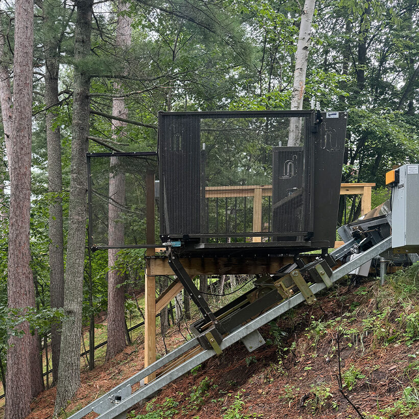 hillside tram carriage